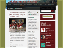 Tablet Screenshot of cobblescote.com